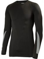 Mens HH Dry Elite Long Sleeve Top Black Baselayer