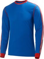 Mens HH Dry Stripe Crew Top Blue Baselayer