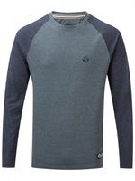 Mens Melville Long Sleeve Raglan T-Shirt Grey