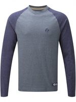 Mens Melville Long Sleeve Raglan T-Shirt Turquoise