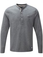 Mens Ontario Long Sleeve Top Grey