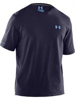 Mens UA Charged Cotton Shortsleeve T Shirt Blue