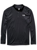Mens UA Tech 1/4 Zip T Shirt Black