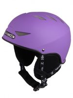 Unisex Rubber Ski Helmet Purple