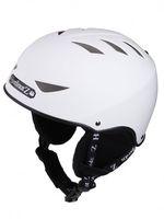 Unisex Rubber Ski Helmet White