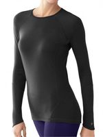 Womens Base Layer NTS Light 195 Crew Top Black
