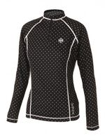 Womens Beta Zip Neck Black