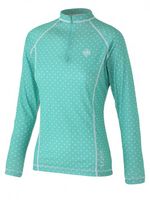Womens Beta Zip Neck Turquoise
