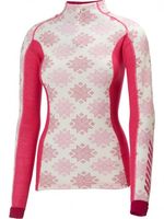 Womens HH Warm Freeze 1/2 Zip Top White Baselayer