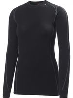 Womens HH Warm Ice Crew Top Black Baselayer