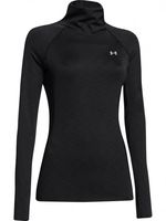 Womens UA Coldgear Cozy Neck Top Black