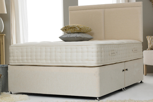 Premium Contract Cotton Cream 2ft 6in Small Single Divan Bed Base only