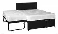 Windsor 4ft Guest Bed Pull Out Trundle With Mattresses