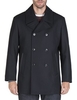Jeff Banks Navy Wool Blend Peacoat 38R Navy