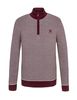 Jeff Banks ZippedNeck Cotton Cardigan XL RED