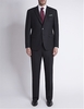 Stvdio by Jeff Banks Charcoal Mini Check Ivy League Suit Jacket 40L Charcoal