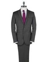 Stvdio by Jeff Banks Charcoal Pindot Tailored Fit Suit Jacket 52R Charcoal
