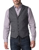 Stvdio by Jeff Banks GREY WOOL BLEND HERRINGBONE WAISTCOAT 36R Grey