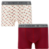 Joules Mens Crown Joules Super Soft 2 Pack Boxer Shorts Medium