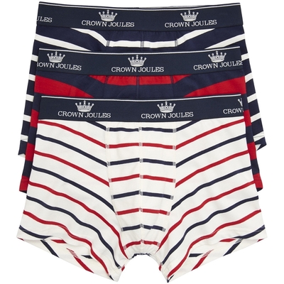 Joules Mens Crown Joules Super
Soft Cotton 3 Pack Boxer
Shorts L - Waist 36-38'
(91.5-96.5cm)