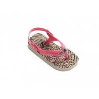 Baby Chic Beige,  the original flip flop with elastic back strap
