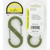 S-Biner Plastic 4 Army Green,  Unique,  two-in-one S-Biner offers functionality for a nearly endless variety of uses!