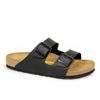 ARIZONA Mens Adjustable Flat Sandals Black