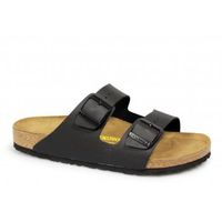 ARIZONA Mens Adjustable Flat Sandals Black