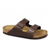 ARIZONA Mens Adjustable Flat Sandals Dark Brown