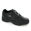 ARIZONA Mens/Boys Leather Twin Velcro Trainers Black