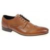 AUCKLAND Mens Leather Brogue Shoes Burnished Tan