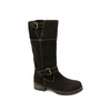 CYRIL Ladies Suede Calf Boots Brown