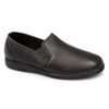 HADLEY Mens Leather Full Slippers Brown