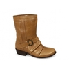 HARIET Ladies Leather Calf Length Riding Boots Tan