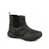 HENDON Boys Side Zip Faux Leather Boots Black