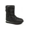 Kids Full Fur Lined Snow Boots Black