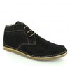 NOMAD Mens 3 Eyelet Suede Desert Boots Chocolate Brown