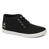 OSLO Mens Canvas Denim Casual Boots Black