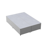 Basic Divan Base - Superking - Silver - No Drawers