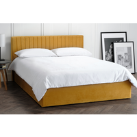 Garner Double Bedframe - Mustard