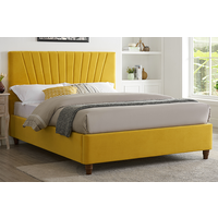 Willow Double Bedframe - Mustard