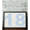 18th Birthday Word Art Gift