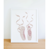 Ballet Shoes Word Art - Personalised Ballerina Gift