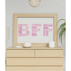 BFF Personalised Word Art Gift