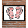 Boxing Gloves Word Art