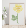 Buttercup Word Art Print