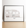 Caravan Word Art Print - Perfect Gift for Caravanners