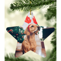 Ceramic Star - Photo Christmas Decorations