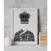 Customised Chef Word Art Picture - Personalised Gift for a Chef