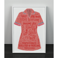 Director Of Nursing Personalised Word Art Gift